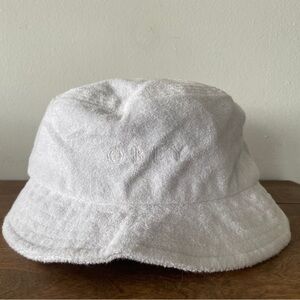 Obey White Terry Bucket Hat